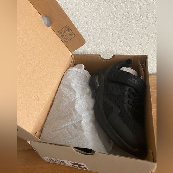 NWT Skechers Little Boy's Black Microspec Max-Torvix Sneaker Size 13 13T - Picture 7 of 10